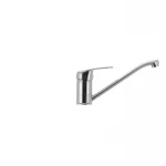 Смеситель для кухни Haiba Magic 004 с черной ручкой (HB0687)