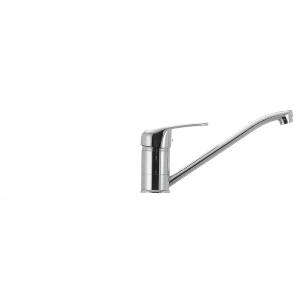 Смеситель для кухни Haiba Magic 004 с черной ручкой (HB0687)