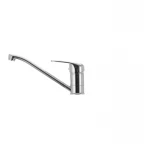 Смеситель для кухни Haiba Magic 004 с черной ручкой (HB0687)