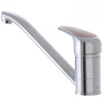 Смеситель для кухни Haiba Magic 004 с красной ручкой (HB0688)