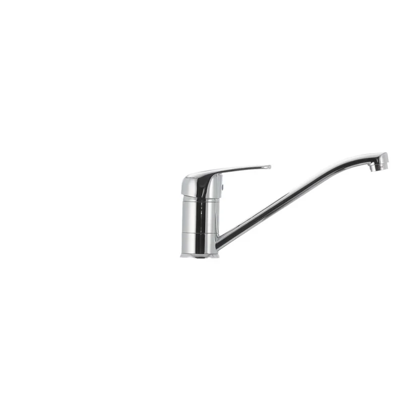 Змішувач для кухні Haiba Magic 004 з червоною ручкою (HB0688)