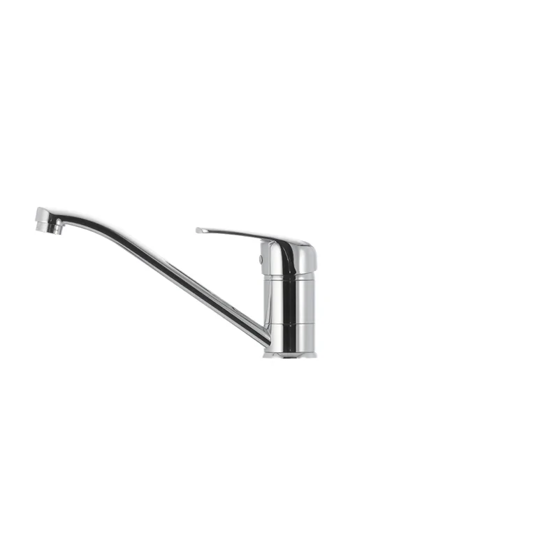 Змішувач для кухні Haiba Magic 004 з червоною ручкою (HB0688)