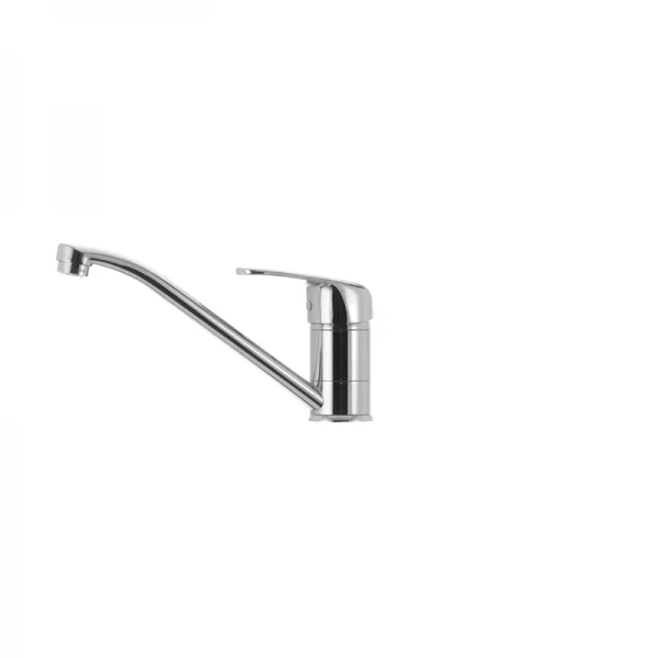 Смеситель для кухни Haiba Magic 004 с красной ручкой (HB0688)