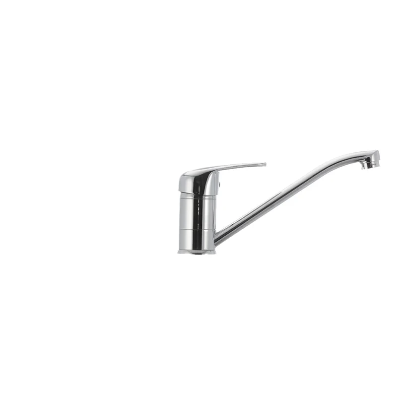 Змішувач для кухні Haiba Magic 004 з червоною ручкою (HB0688)