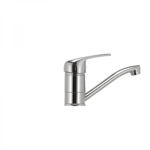 Смеситель для умывальника Haiba Magic 004 с черной ручкой (излив 15 см) (HB0689)