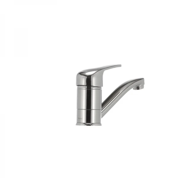 Смеситель для умывальника Haiba Magic 004 с черной ручкой (излив 15 см) (HB0689)