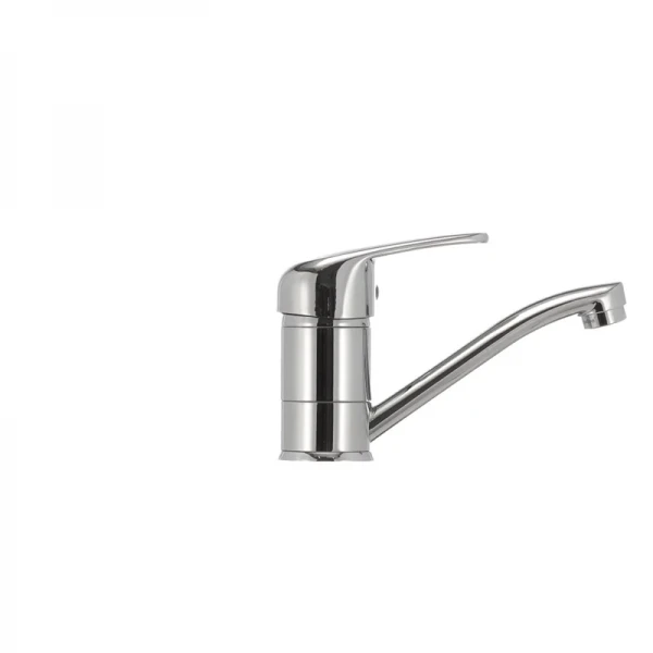 Смеситель для умывальника Haiba Magic 004 с черной ручкой (излив 15 см) (HB0689)