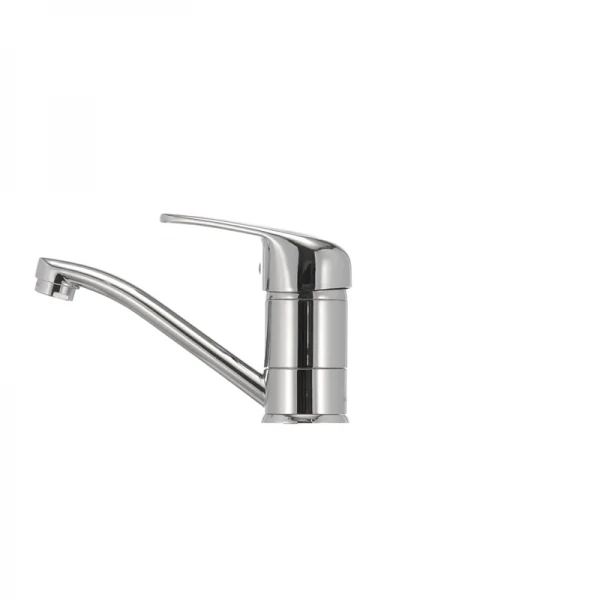 Смеситель для умывальника Haiba Magic 004 с черной ручкой (излив 15 см) (HB0689)