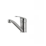 Смеситель для умывальника Haiba Magic 004 с черной ручкой (излив 15 см) (HB0689)