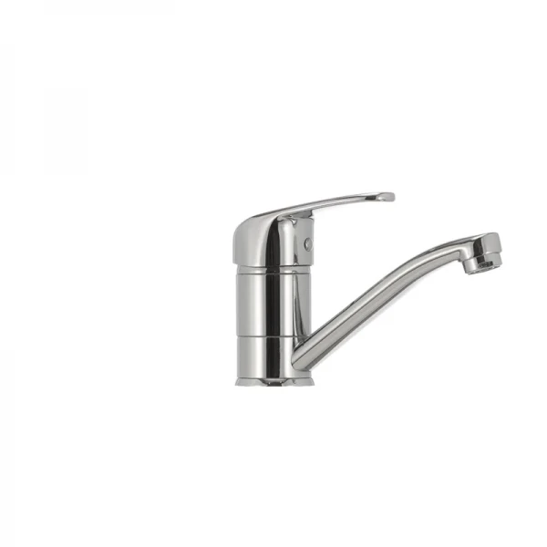 Смеситель для умывальника Haiba Magic 004 с черной ручкой (излив 15 см) (HB0689)