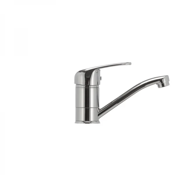 Смеситель для умывальника Haiba Magic 004 с черной ручкой (излив 15 см) (HB0689)