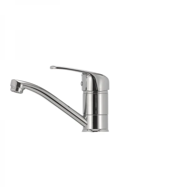 Смеситель для умывальника Haiba Magic 004 с черной ручкой (излив 15 см) (HB0689)