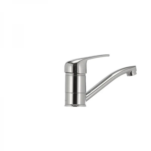 Смеситель для умывальника Haiba Magic 004 с черной ручкой (излив 15 см) (HB0689)