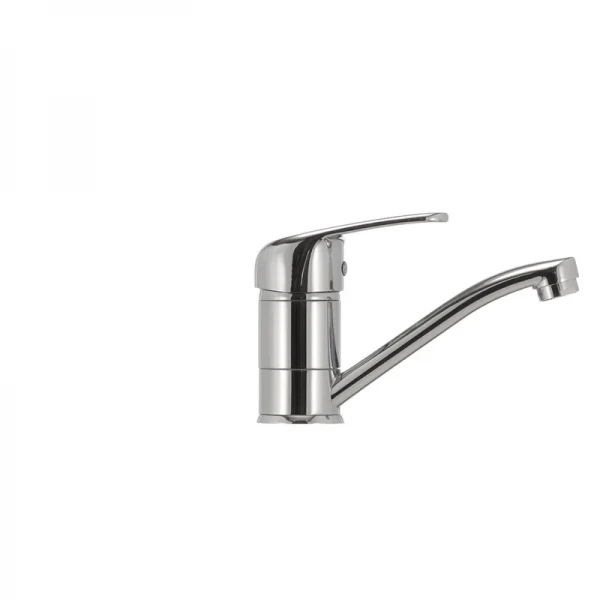 Смеситель для умывальника Haiba Magic 004 с черной ручкой (излив 15 см) (HB0689)