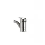 Смеситель для умывальника Haiba Magic 004 с красной ручкой (излив 15 см) (HB0690)