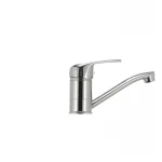 Смеситель для умывальника Haiba Magic 004 с красной ручкой (излив 15 см) (HB0690)