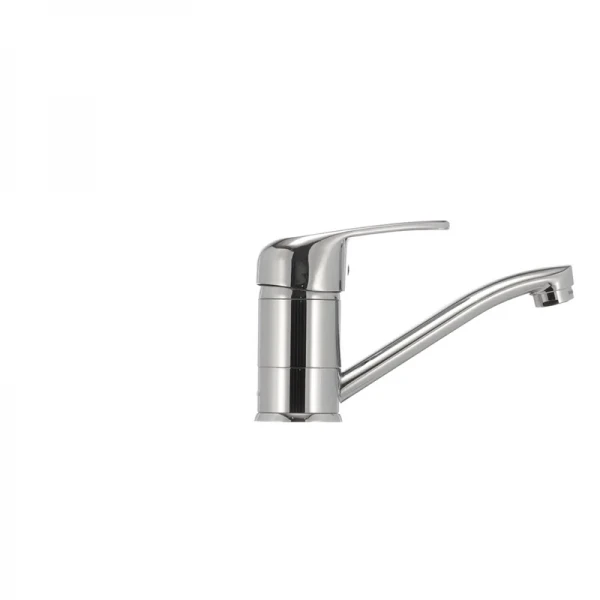 Смеситель для умывальника Haiba Magic 004 с красной ручкой (излив 15 см) (HB0690)