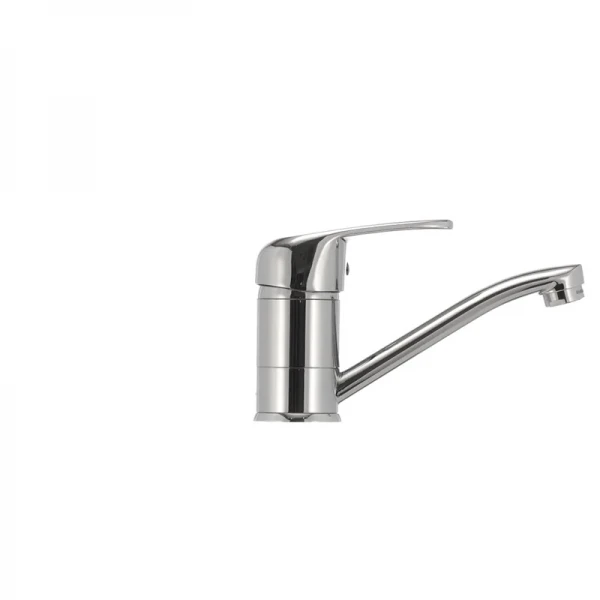 Смеситель для умывальника Haiba Magic 004 с красной ручкой (излив 15 см) (HB0690)