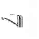 Смеситель для умывальника Haiba Magic 004 с красной ручкой (излив 15 см) (HB0690)