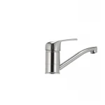 Смеситель для умывальника Haiba Magic 004 с красной ручкой (излив 15 см) (HB0690)