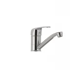 Смеситель для умывальника Haiba Magic 004 с красной ручкой (излив 15 см) (HB0690)