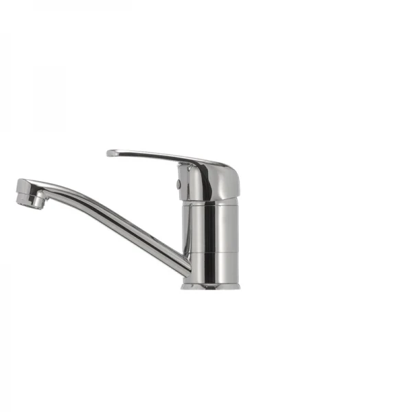 Смеситель для умывальника Haiba Magic 004 с красной ручкой (излив 15 см) (HB0690)