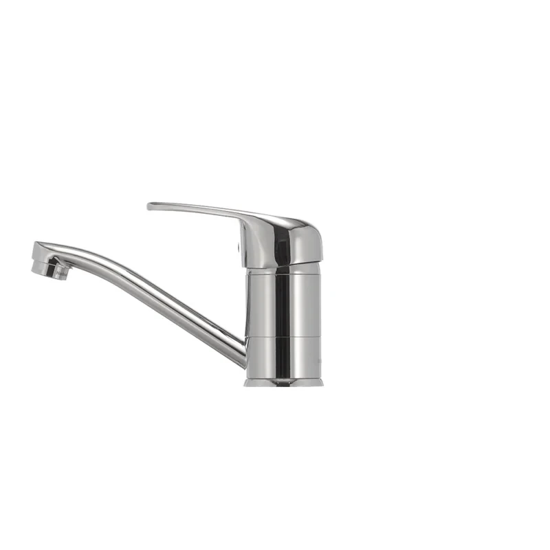 Змішувач для умивальника Haiba Magic 004 з червоною ручкою (вилив 15 см) (HB0690)