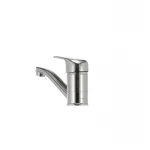 Смеситель для умывальника Haiba Magic 004 с красной ручкой (излив 15 см) (HB0690)