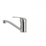 Смеситель для умывальника Haiba Magic 004 с красной ручкой (излив 15 см) (HB0690)