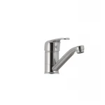 Смеситель для умывальника Haiba Magic 004 с красной ручкой (излив 15 см) (HB0690)