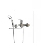 Смеситель для ванны Haiba Magic 006 с серой ручкой (HB0692)