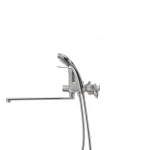 Смеситель для ванны Haiba Magic 006 с серой ручкой (HB0692)