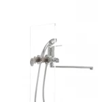 Смеситель для ванны Haiba Magic 006 с серой ручкой (HB0692)