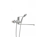 Смеситель для ванны Haiba Magic 006 с серой ручкой (HB0692)