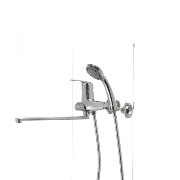 Смеситель для ванны Haiba Magic 006 с серой ручкой (HB0692)