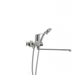 Смеситель для ванны Haiba Magic 006 с серой ручкой (HB0692)