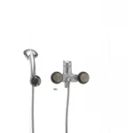 Смеситель для ванны Haiba Magic 006 с серой ручкой (HB0692)