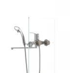 Смеситель для ванны Haiba Magic 006 с серой ручкой (HB0692)