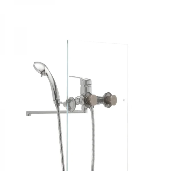 Смеситель для ванны Haiba Magic 006 с серой ручкой (HB0692)