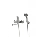 Смеситель для ванны Haiba Magic 006 с серой ручкой (HB0692)