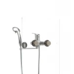 Смеситель для ванны Haiba Magic 006 с серой ручкой (HB0692)