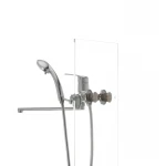 Смеситель для ванны Haiba Magic 006 с серой ручкой (HB0692)