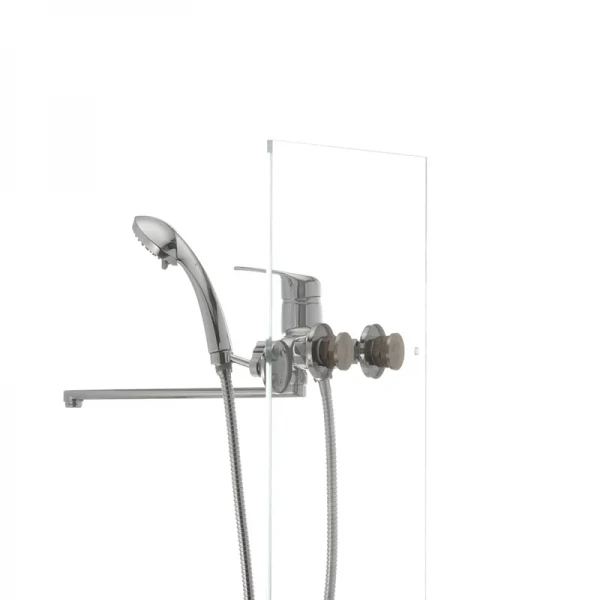 Смеситель для ванны Haiba Magic 006 с серой ручкой (HB0692)