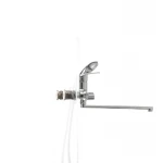 Смеситель для ванны Haiba Magic 006 с серой ручкой (HB0692)