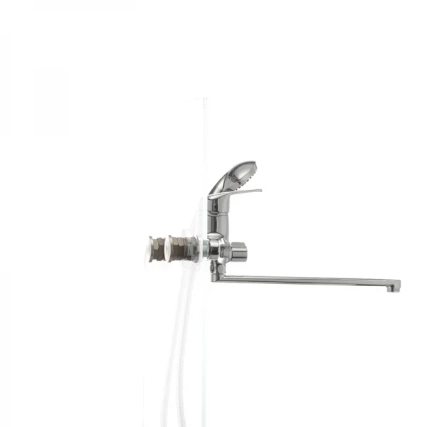 Смеситель для ванны Haiba Magic 006 с серой ручкой (HB0692)