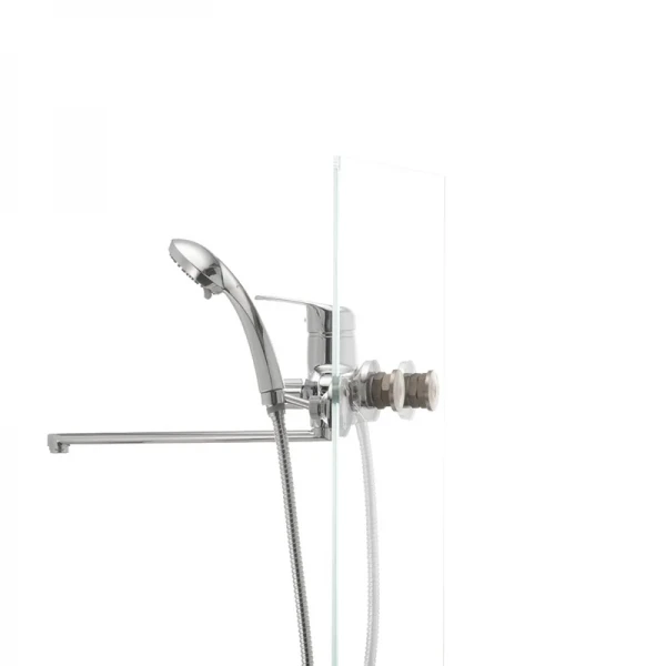 Смеситель для ванны Haiba Magic 006 с серой ручкой (HB0692)