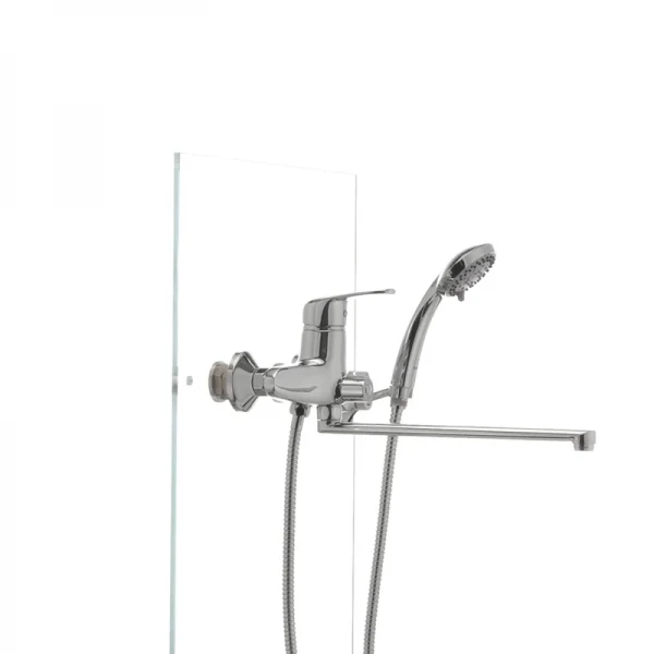 Смеситель для ванны Haiba Magic 006 с серой ручкой (HB0692)