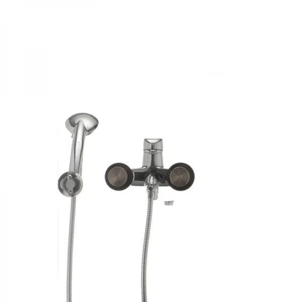 Смеситель для ванны Haiba Magic 006 с серой ручкой (HB0692)