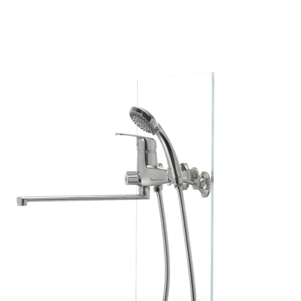 Смеситель для ванны Haiba Magic 006 с серой ручкой (HB0692)