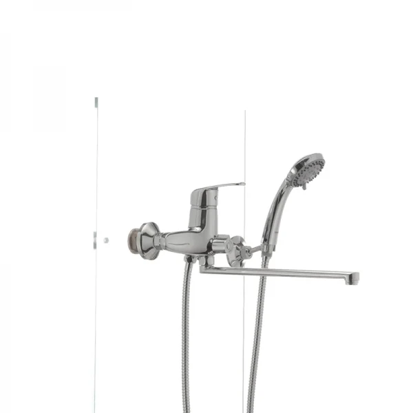 Смеситель для ванны Haiba Magic 006 с серой ручкой (HB0692)